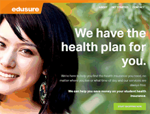 Tablet Screenshot of edusure.com